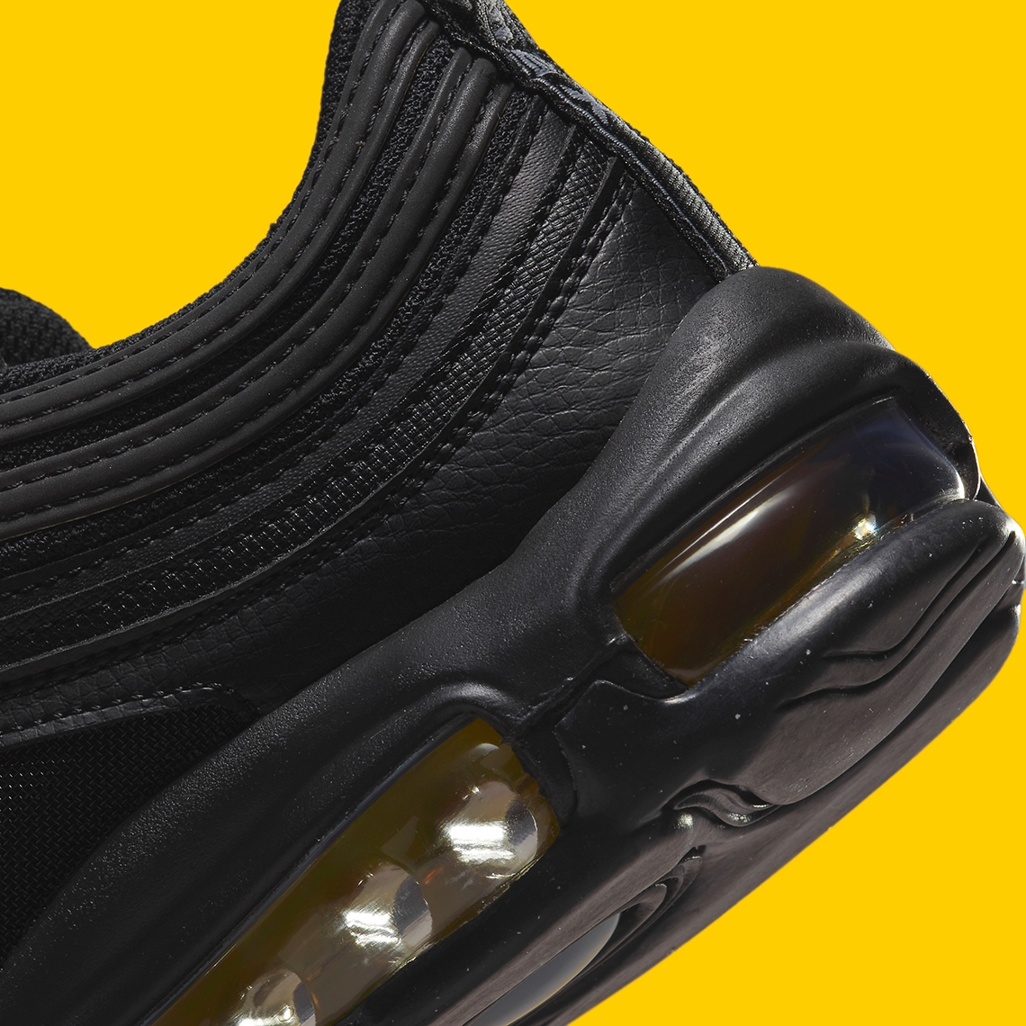 Nike Air Max 97 Gs Black Yellow Fd9777 001 1