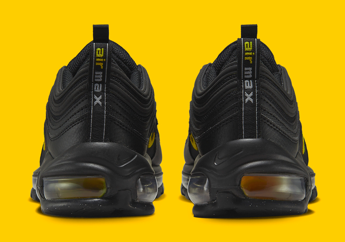 Nike Air Max 97 Gs Black Yellow Fd9777 001 7
