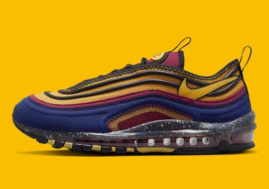 The Next nike mens Air Max Terrascape 97 Pairs Bright Yellow With Rich Maroon