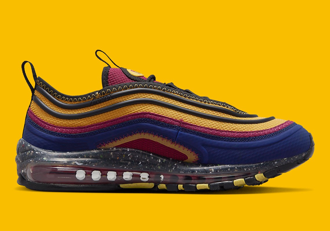 Blue yellow clearance red air max