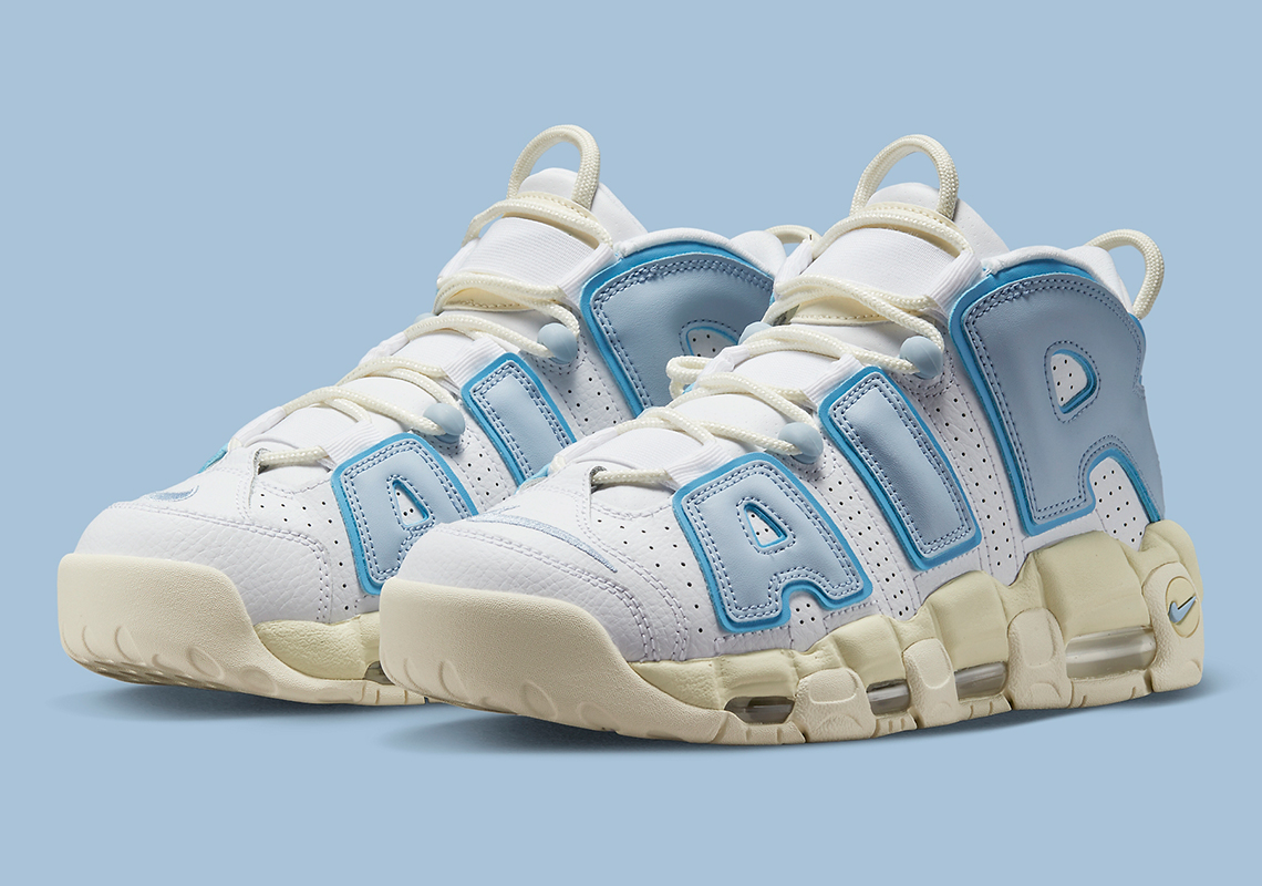 Nike Air More Uptempo Hoops White Blue