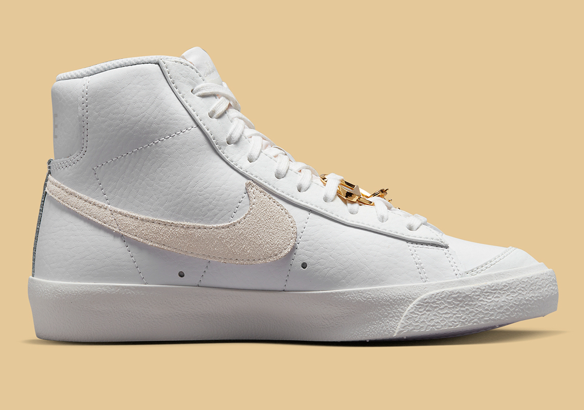 nike Sprite blazer mid 77 bling white gold fb8475 100 2