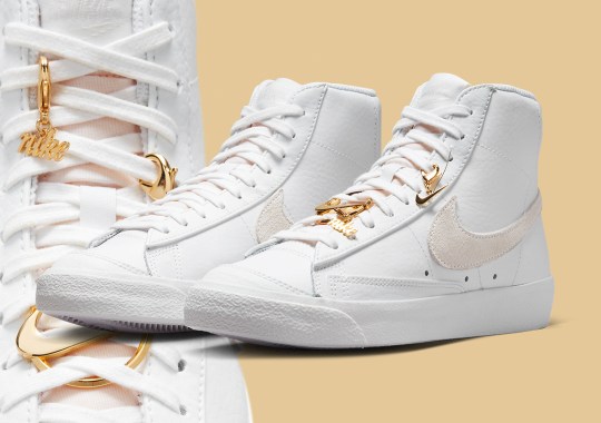 Nike Blings Out The Blazer With Golden Charms