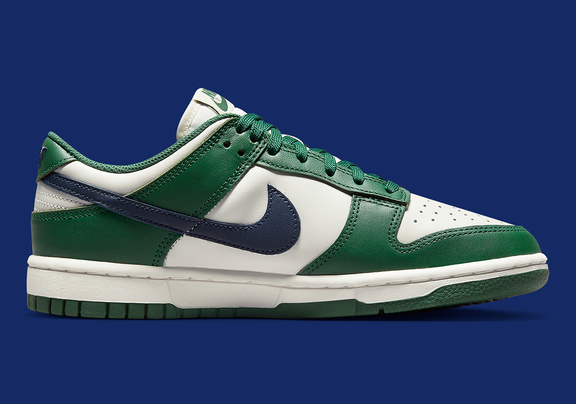 nike dunks green and blue