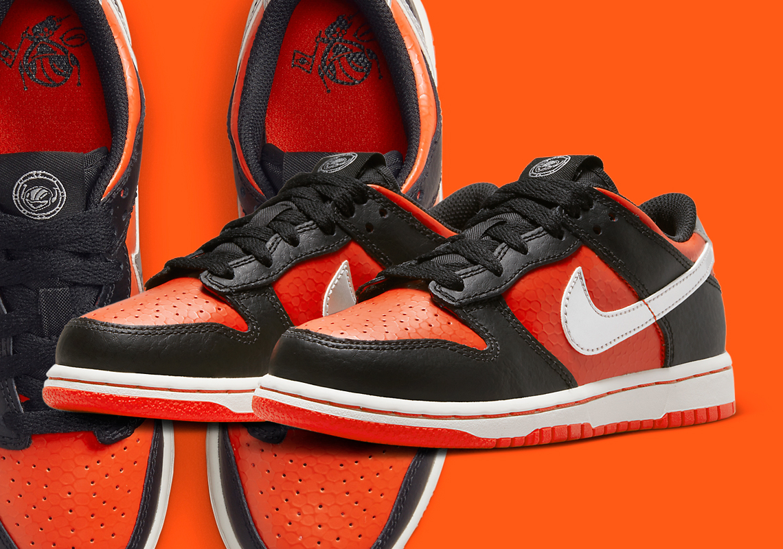 The Kid's Nike Dunk Low "Martian" Features Bold Orange Flair