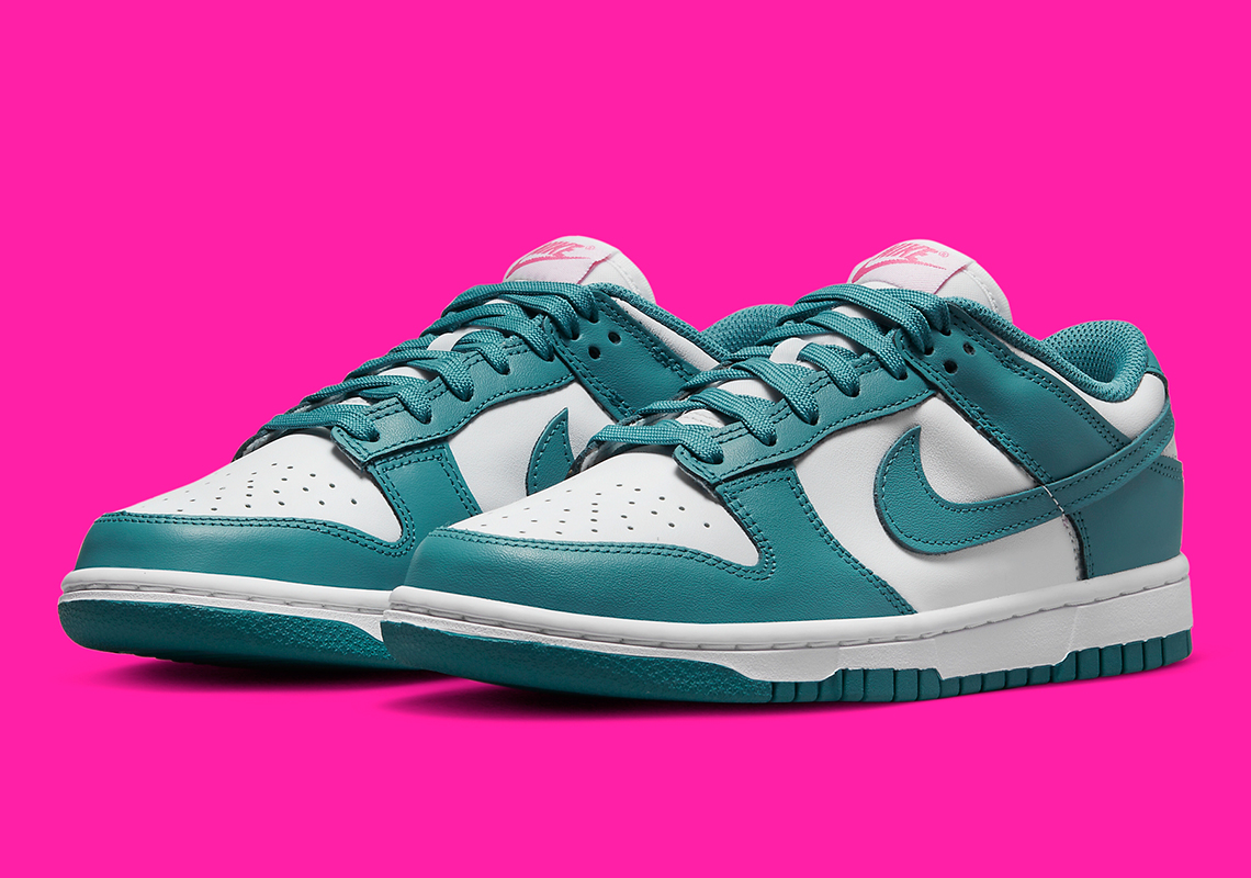 Teal And Pink Pair To Liven This Women's Exclusive Nike Dunk Low