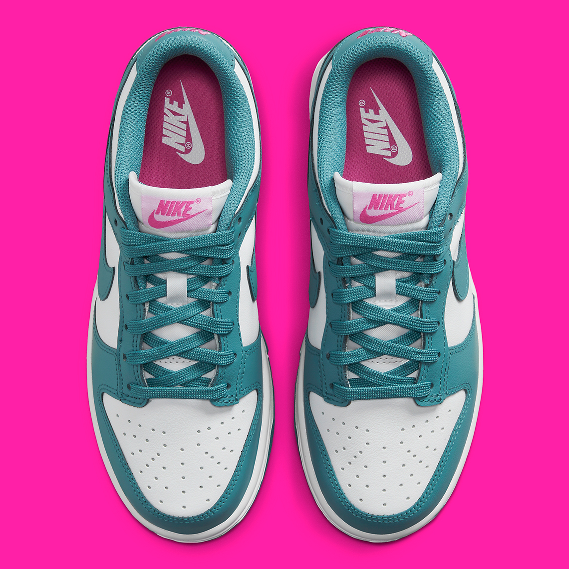 Nike Dunk Low Womens Teal Pink Fj0739 100 4