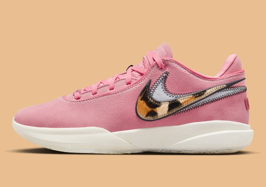 The Nike LeBron 20 Sets The Mood With Pink And Animal Print