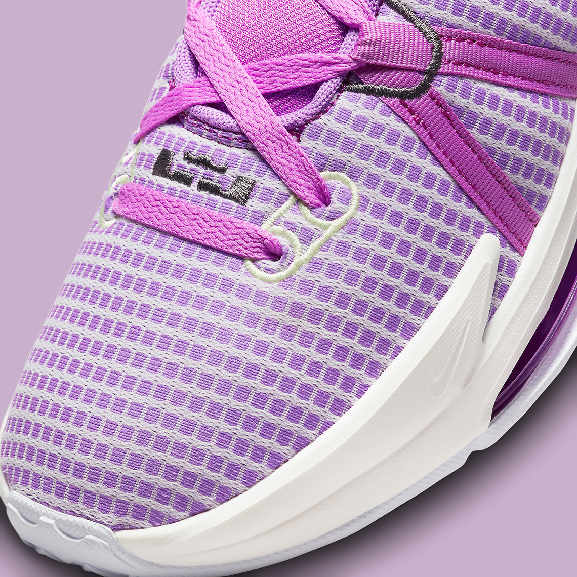 Nike shox Lebron Witness 7 Purple Yellow Dm1123 500 2