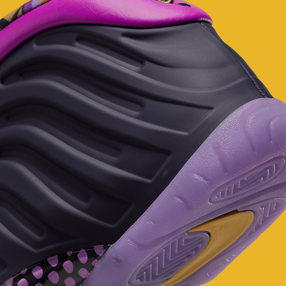 Purple and hot sale gold foamposites