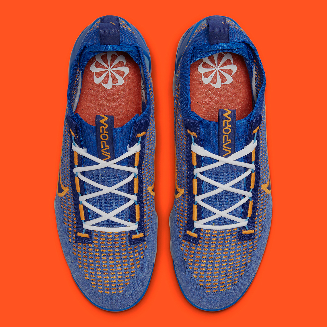 Nike Vapormax Flyknit 2021 Blue Orange Knicks Fd0712 400 4