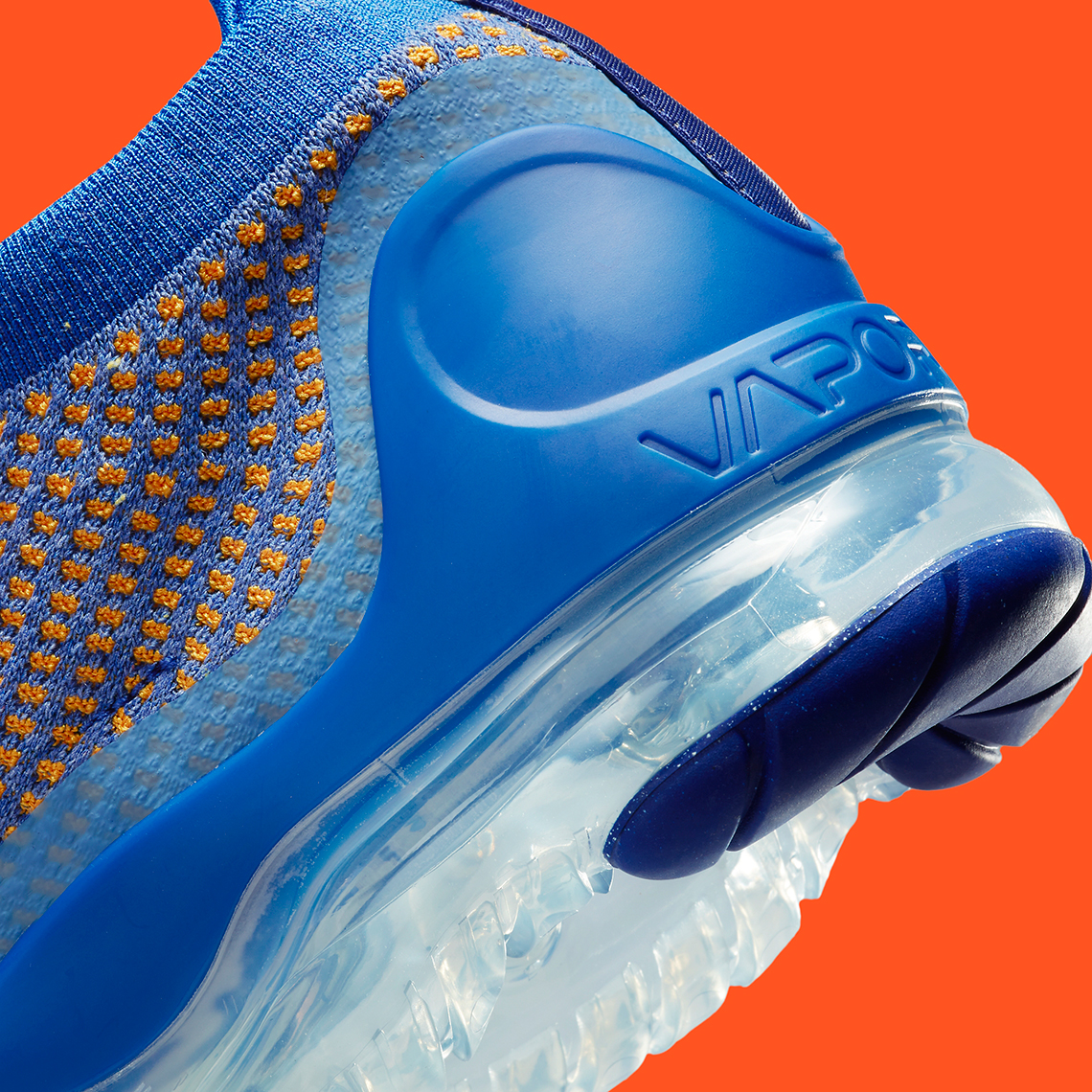 Nike Vapormax Flyknit 2021 Blue Orange Knicks Fd0712 400 7