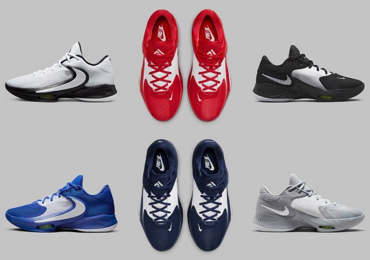 The Nike Zoom Freak 4 Prepares A Full Slate Of Team-Ready Colorways