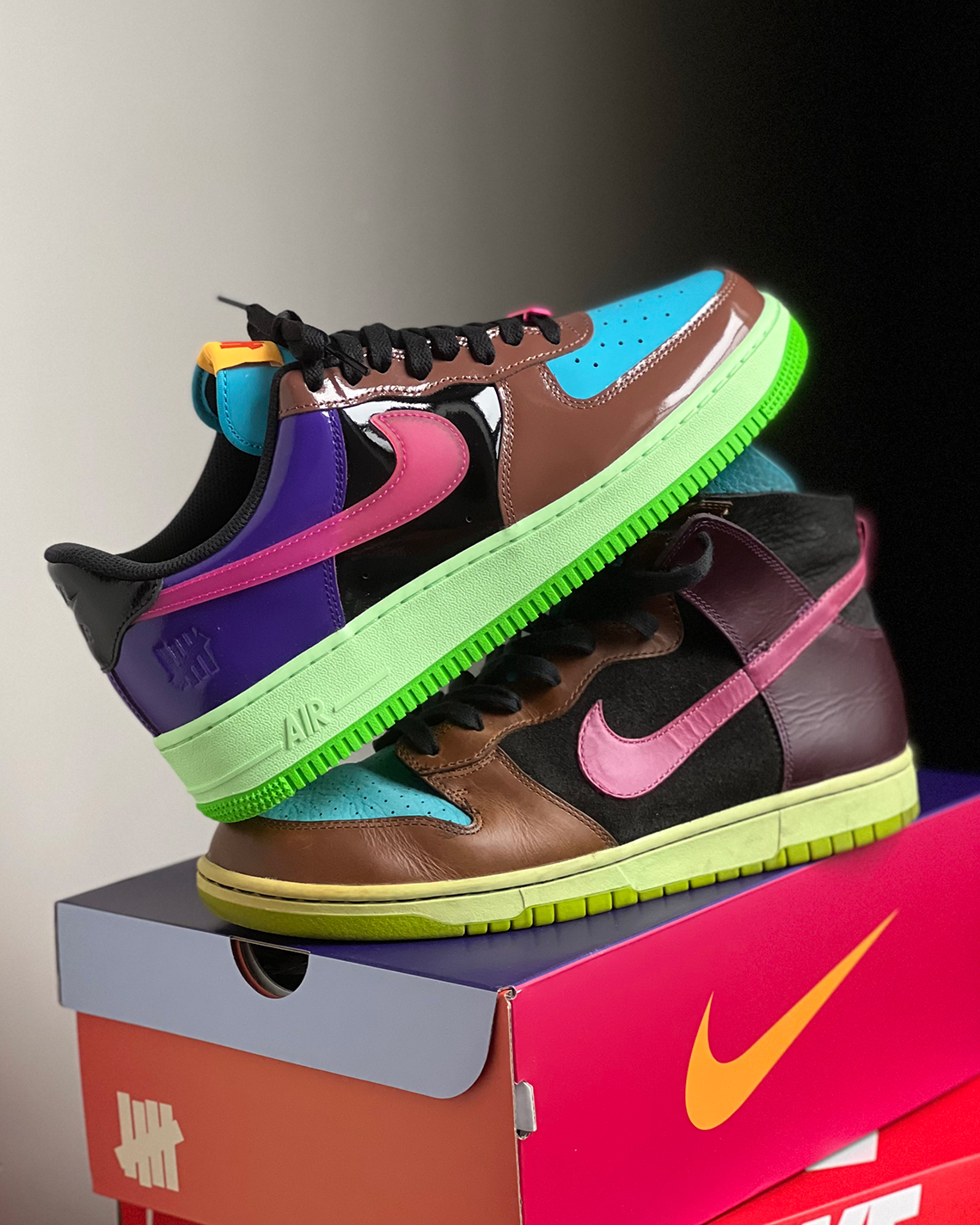 UNDEFEATED X NIKE AIR FORCE 1 LOW SP - FAUNABROWN/ PINK/ MULTI – Undefeated