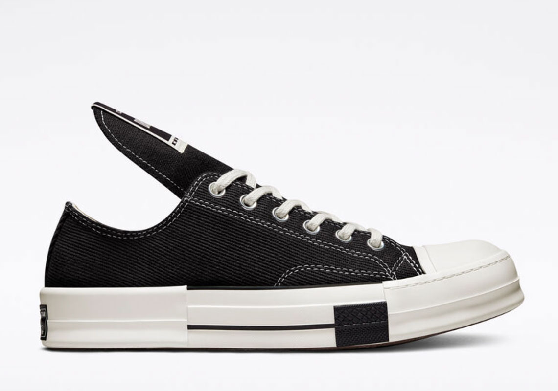 Rick Owens Converse DRKSHDW Chuck 70 Restock December 2022