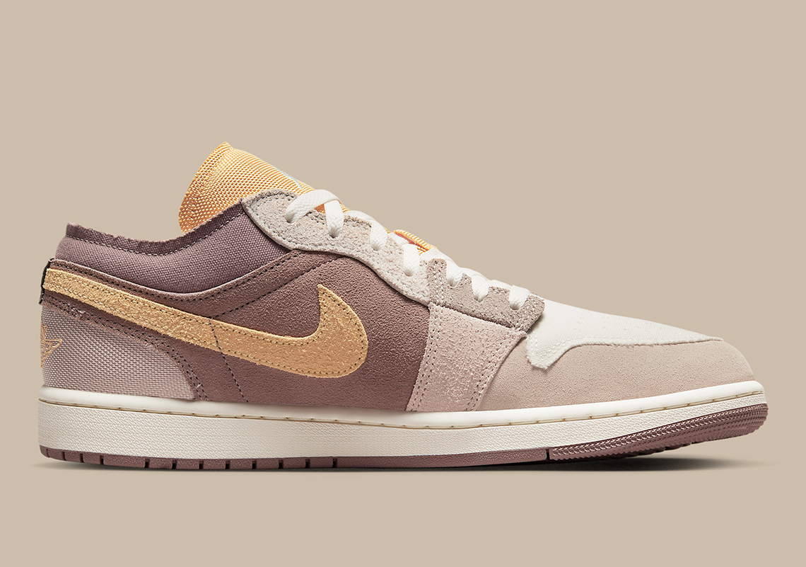 Air Jordan 1 Low Inside Out Brown Yellow DN1635-200 | SneakerNews.com