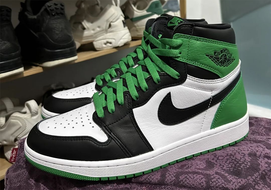 First Look At The Air Jordan 1 "Lucky Green"
