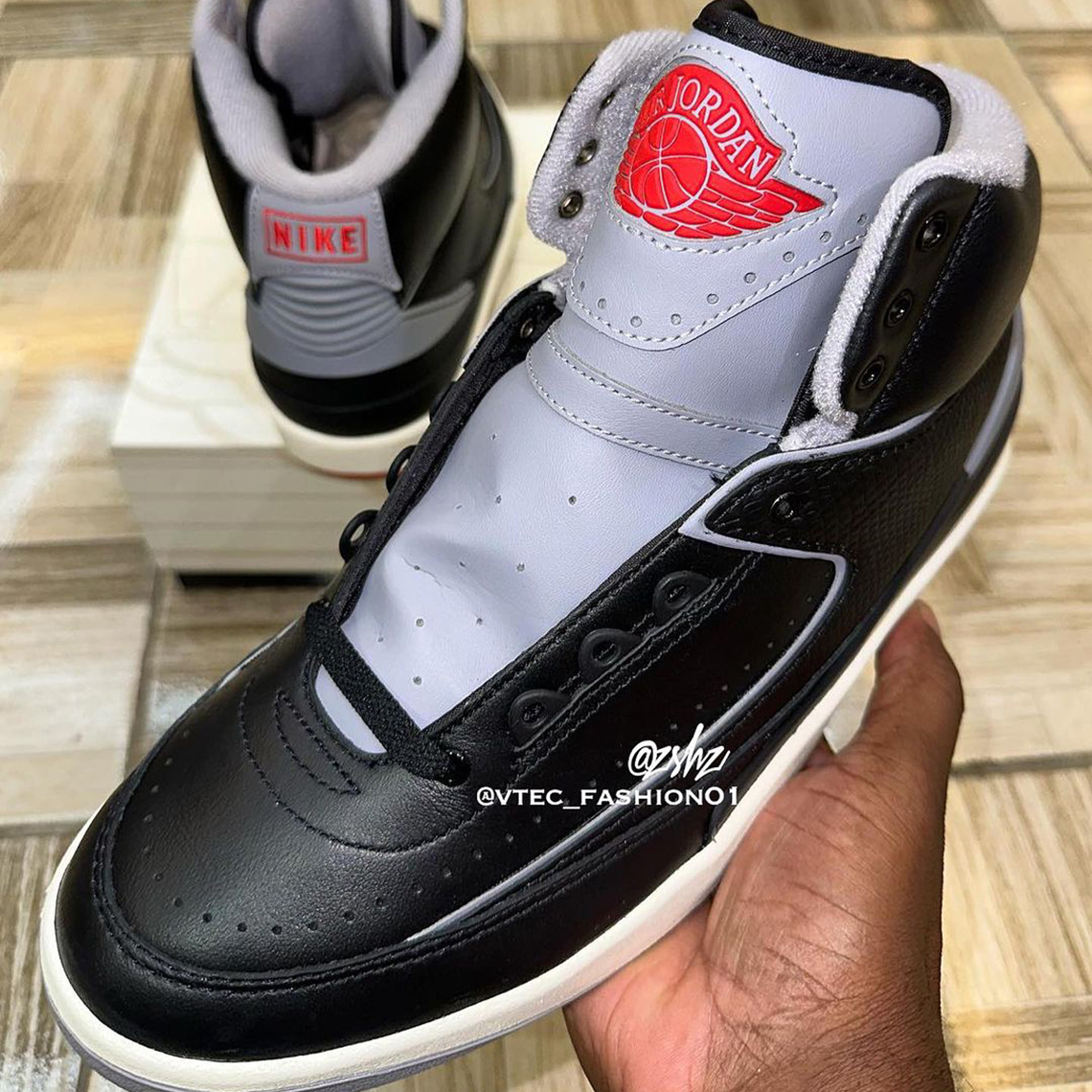 Air Jordan 2 Black Cement 2