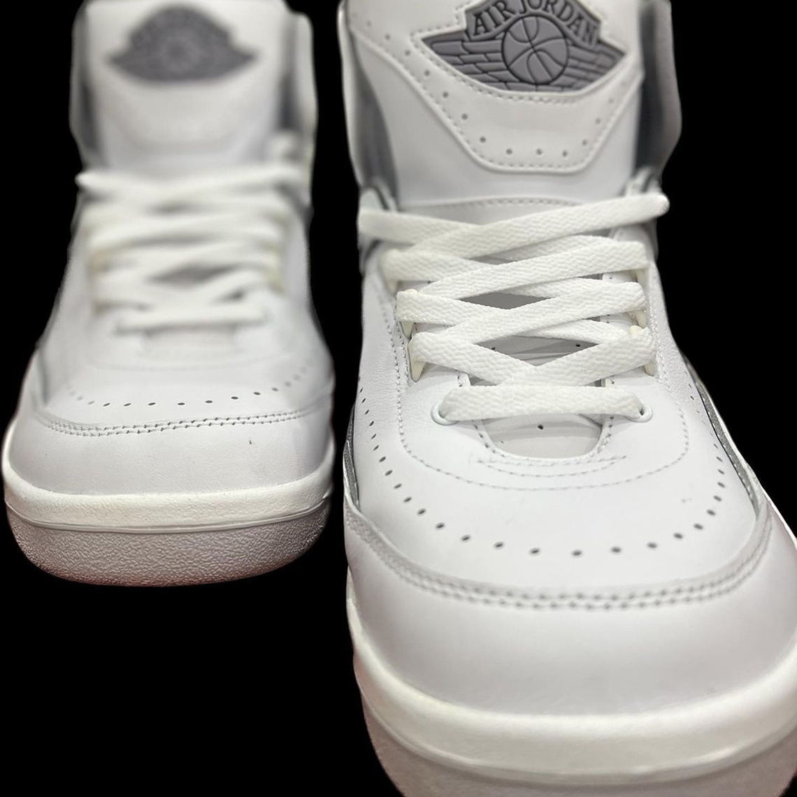 Air Jordan 2 White Cement Grey Sail Black DR8884-100 | SneakerNews.com