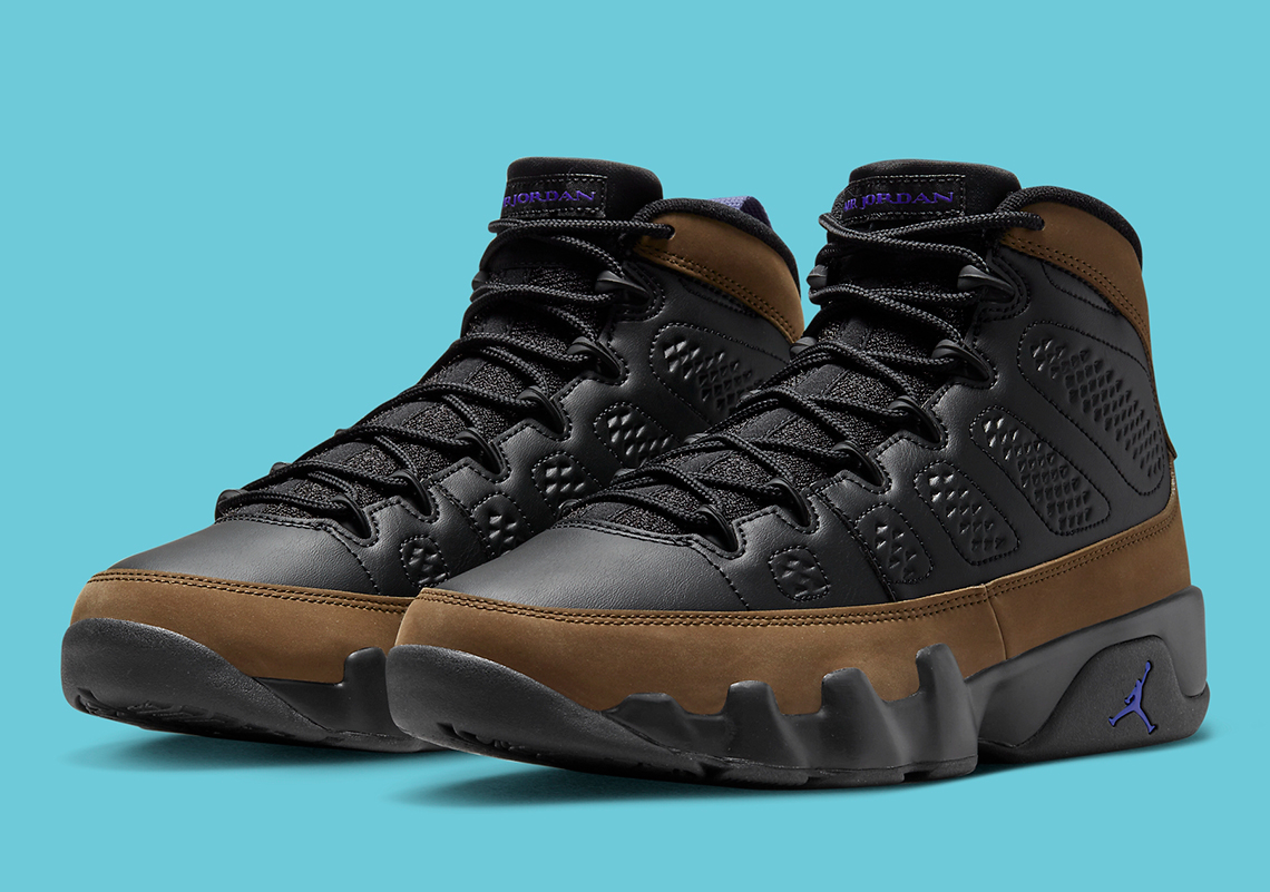 Air Jordan 9 Olive Aqua Concord CT8019-034 Release Date 