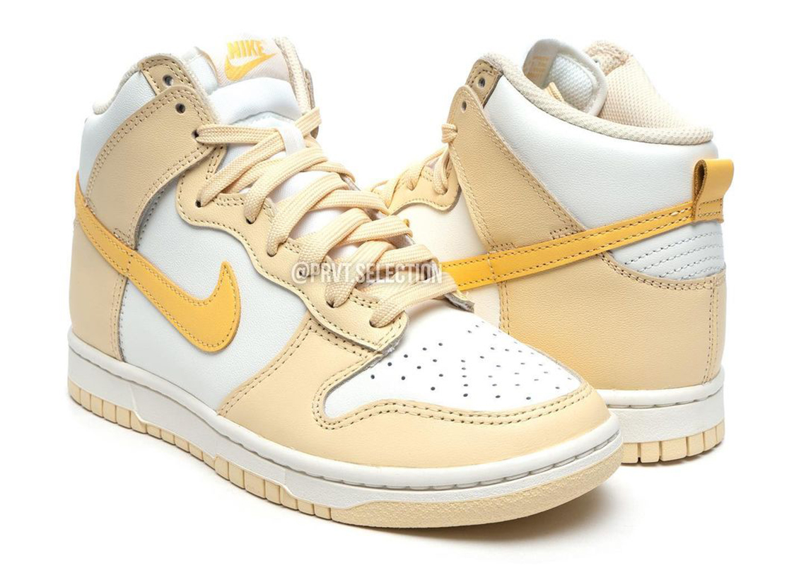 Nike Dunk High Tan Yellow 6