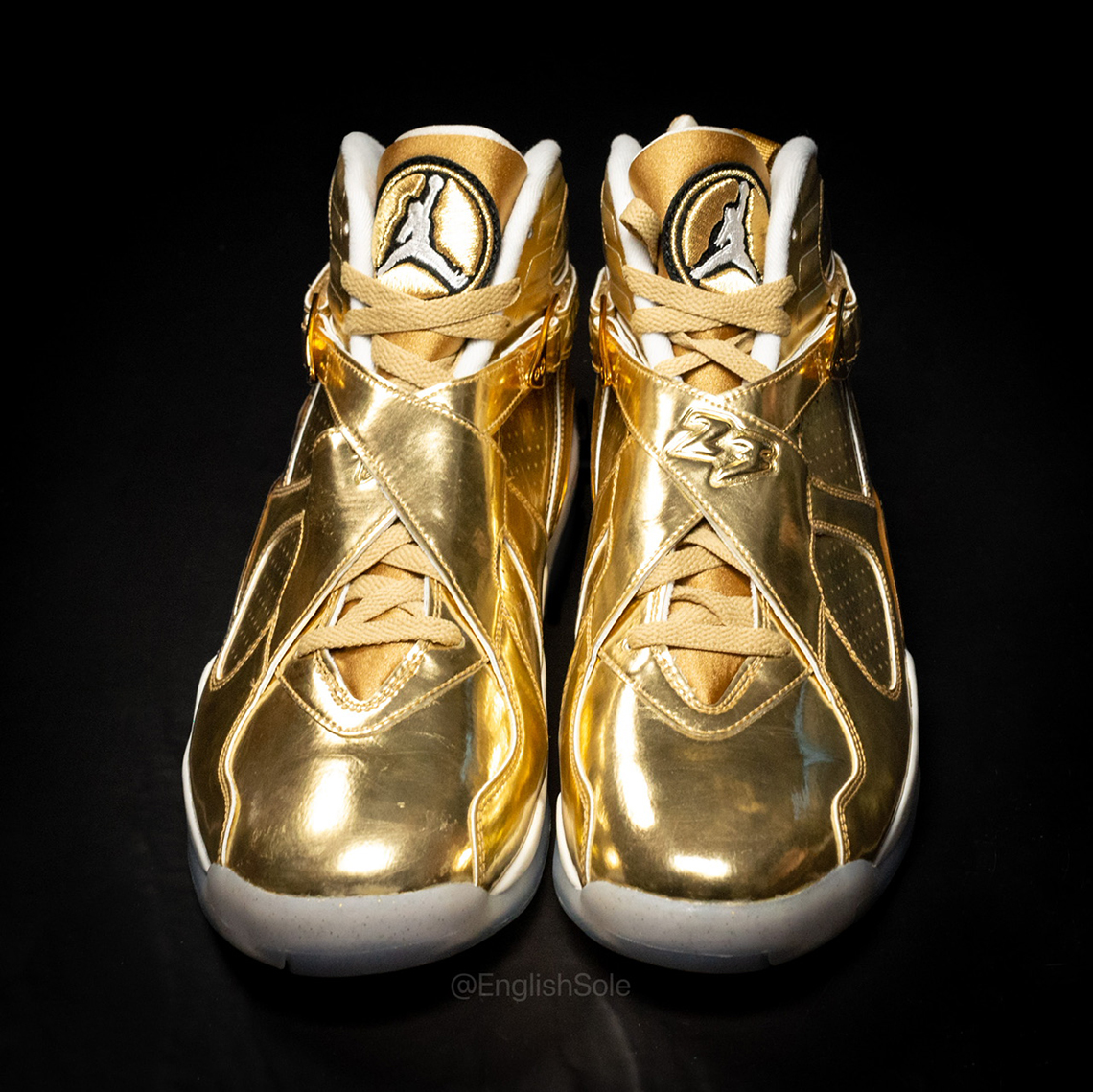 OVO Air Jordan 8 Gold Sample | SneakerNews.com