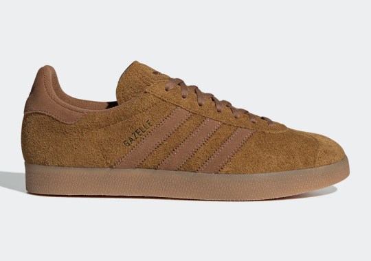 The questar adidas Gazelle Enacts A Clad "Wheat" Composition