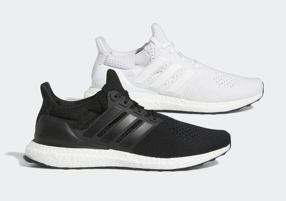 Adidas ultra boost hot sale black black white