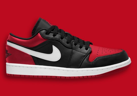 Another "Bred Toe" Execution Appears On The Air Jordan 1 Low