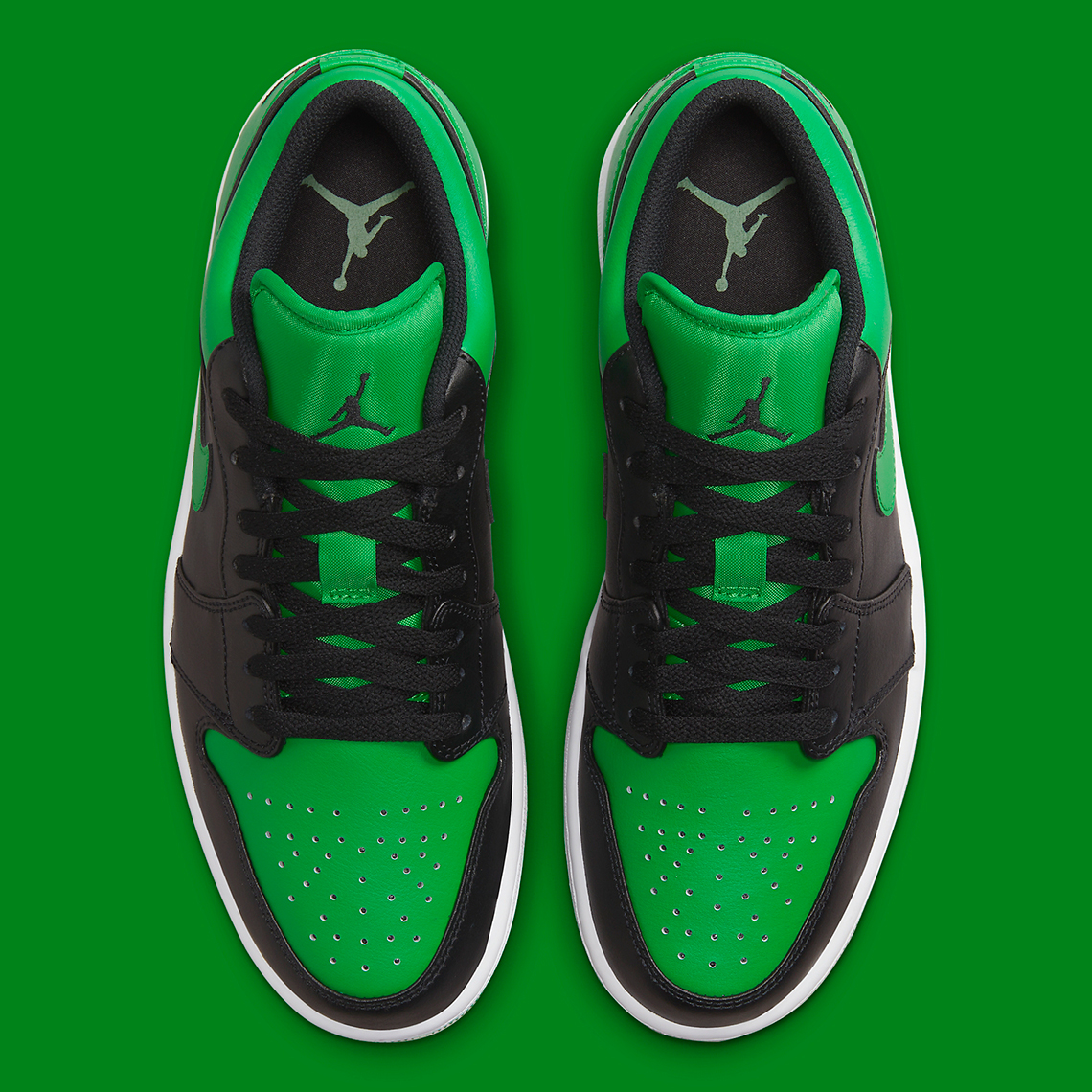 Air Jordan 1 Low "Lucky Green" 553558065