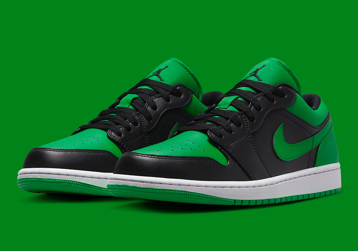 "Lucky Green" Touches Down On The Air Jordan 1 Low