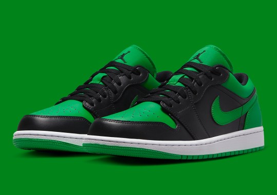 “Lucky Green” Touches Down On The Air Jordan 1 Low