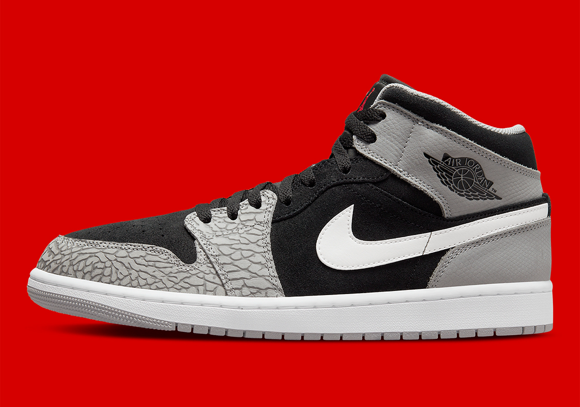 black elephant print jordan 1