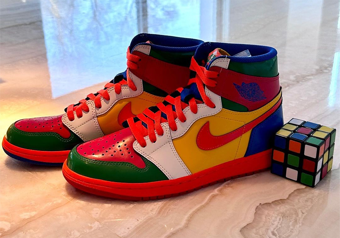 Fat Joe Flexes An Unreleased Air Jordan 1 Inspired By Rubik’s Cube