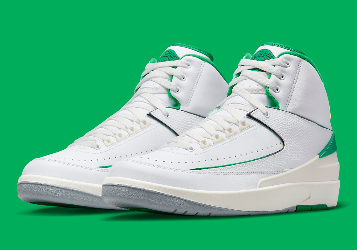 Official Images Of The Air Jordan 2 "Lucky Green"