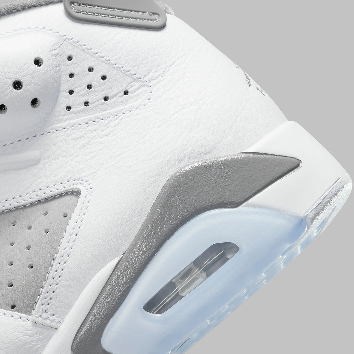 the Air Jordan Saint-GerSneaker 9 NRG Boot drops on White Medium Grey Cool Grey Ct8529 100 4