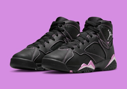 The Air Jordan 7 Features A Pairing Of Rush Fuchsia And Barely Grape