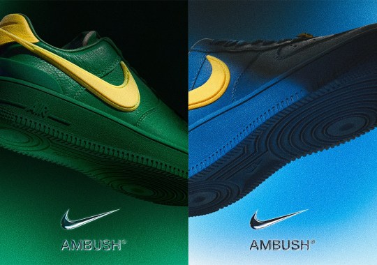 AMBUSH’s Nike Air Force 1 “Pine Green” And “Game Royal” Release Tomorrow
