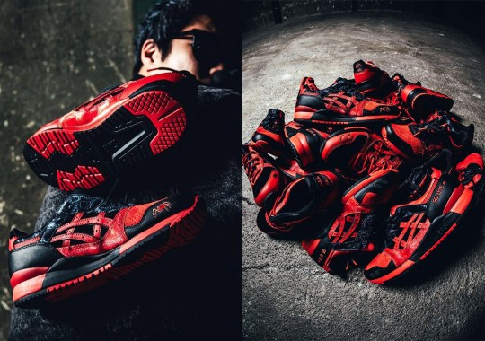 ASICS And atmos Craft RED SPIDER His Very Own GEL-LYTE III