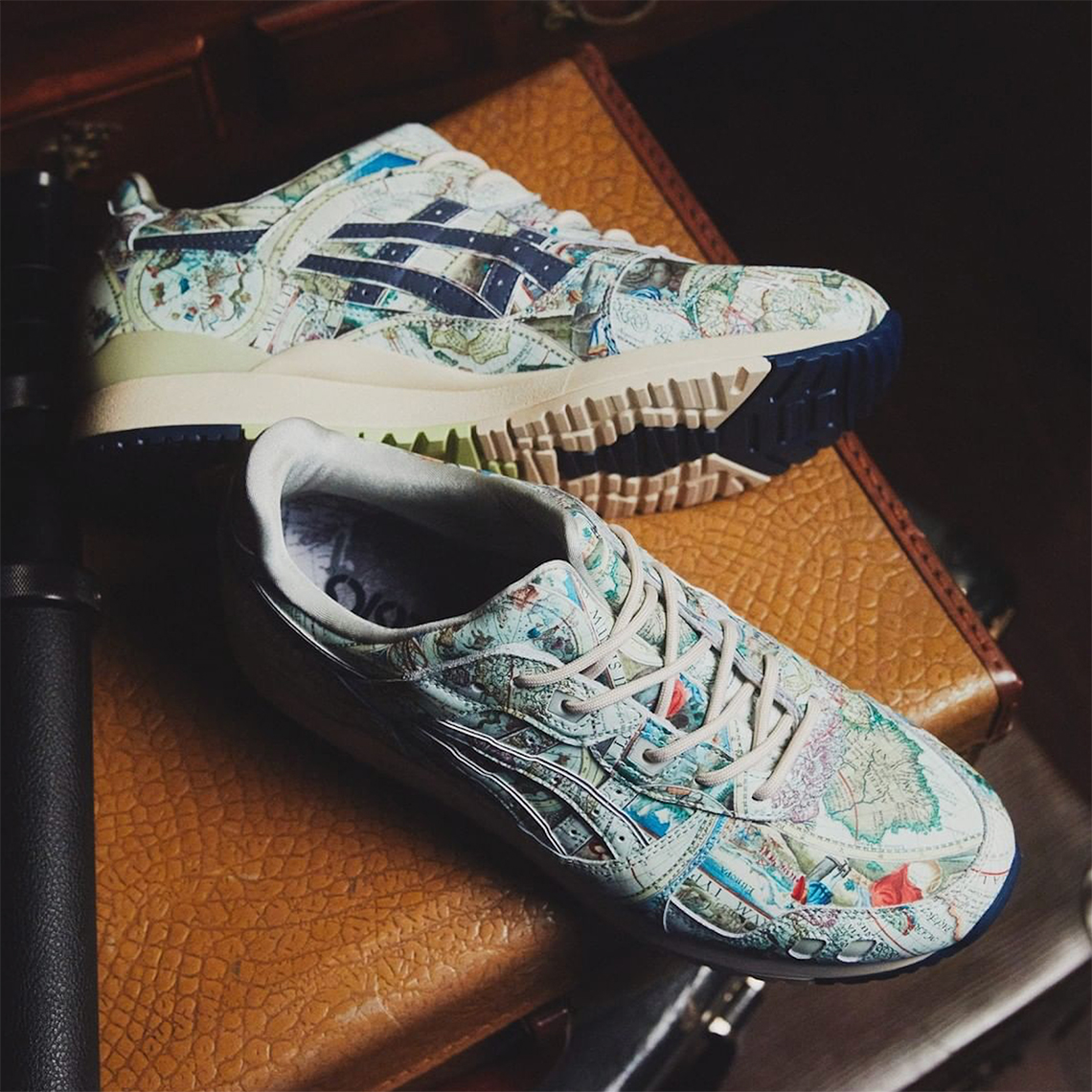 Atmos x deals asics world map