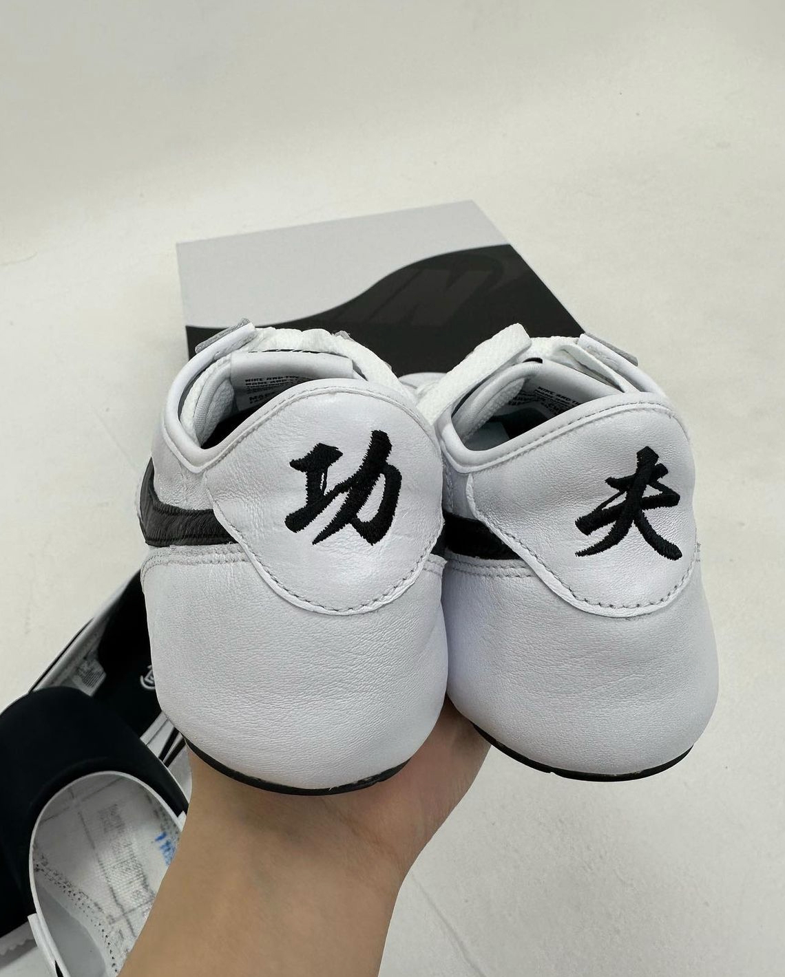 Clot Nike Cortez White Black 4