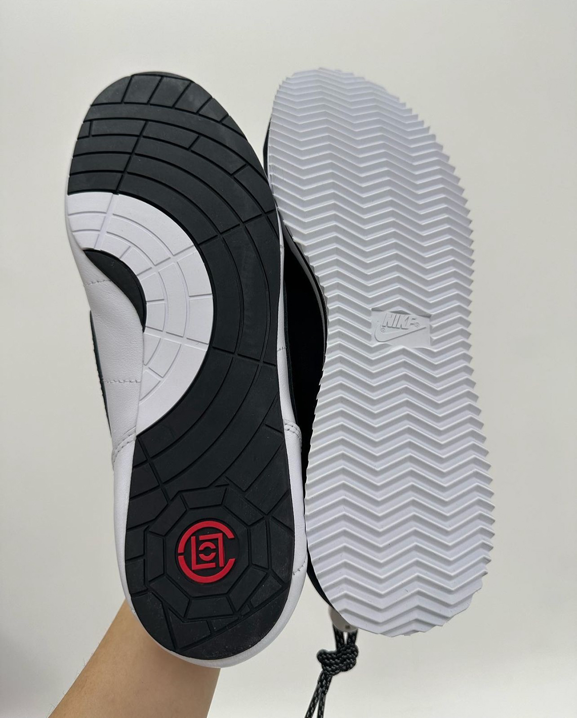 Clot Nike Cortez White Black 5