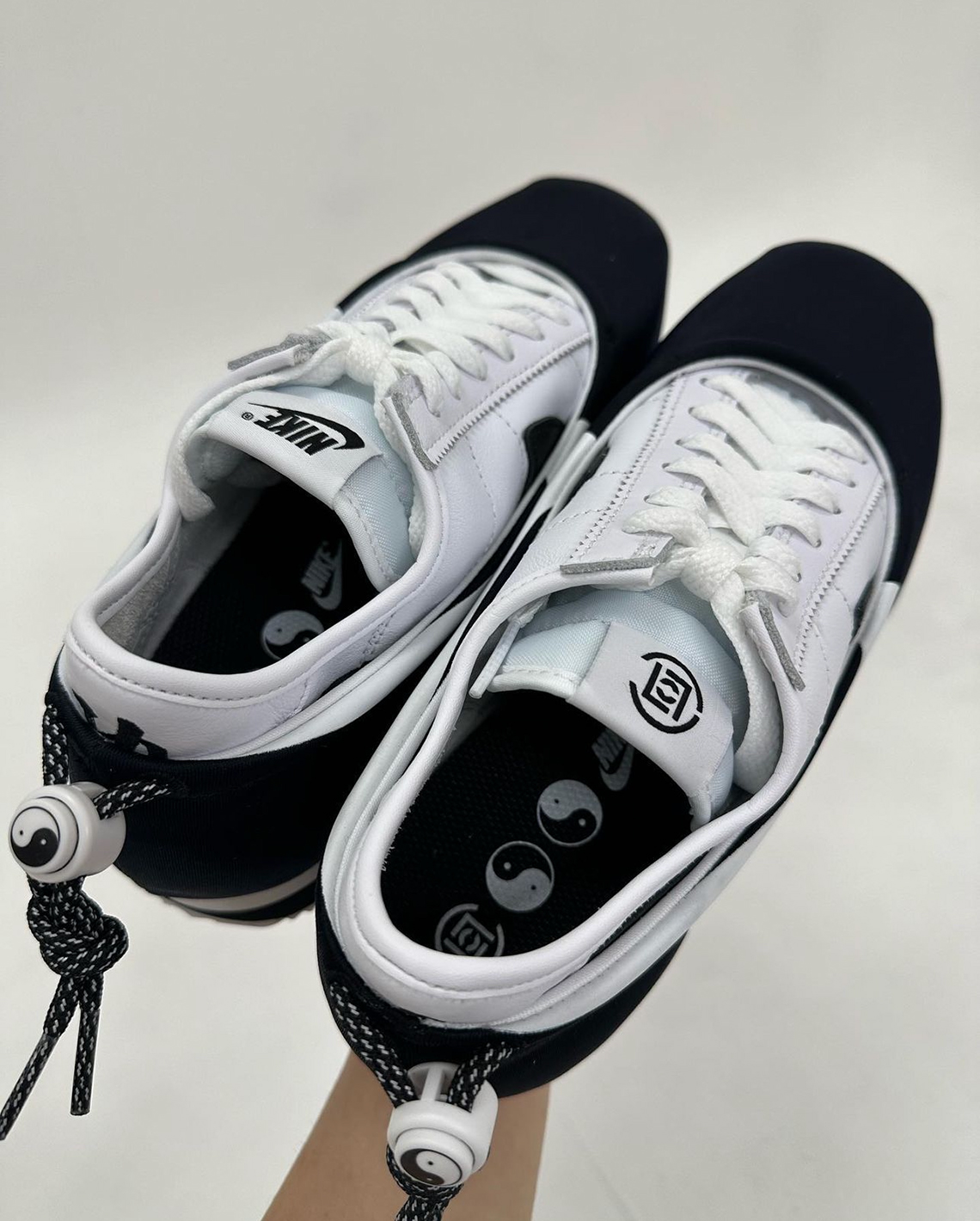 Clot Nike Cortez White Black 6