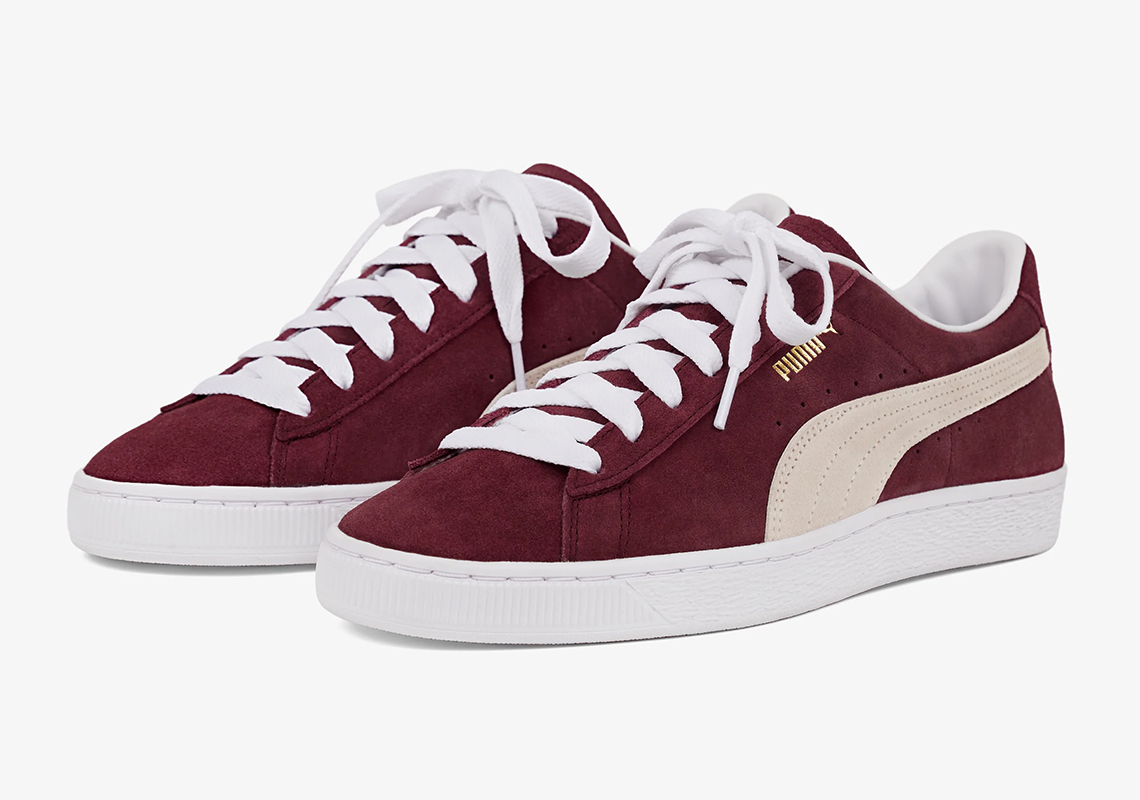 Puma deals suede maroon