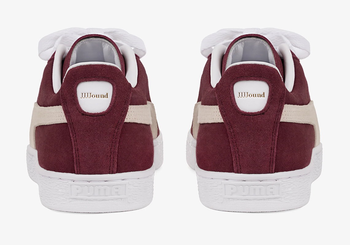 Puma on sale suede maroon