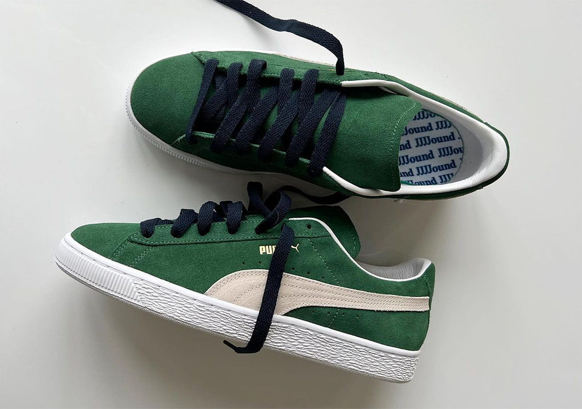 JJJJound Reveals Another China-Exclusive Puma Suede Drop In Green