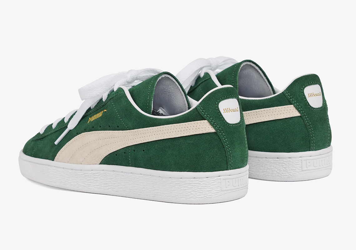 Puma green suede on sale shoes