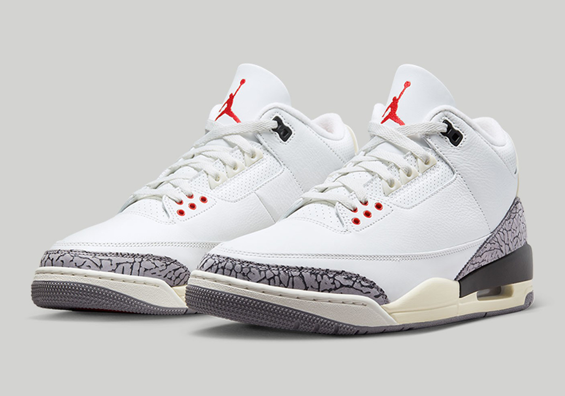 jordan 3 white black