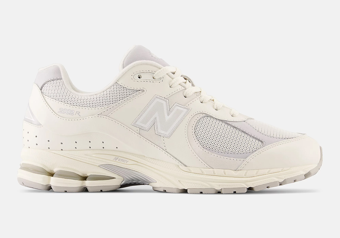 The New Balance 2002R Appears In A Clean "White" Look