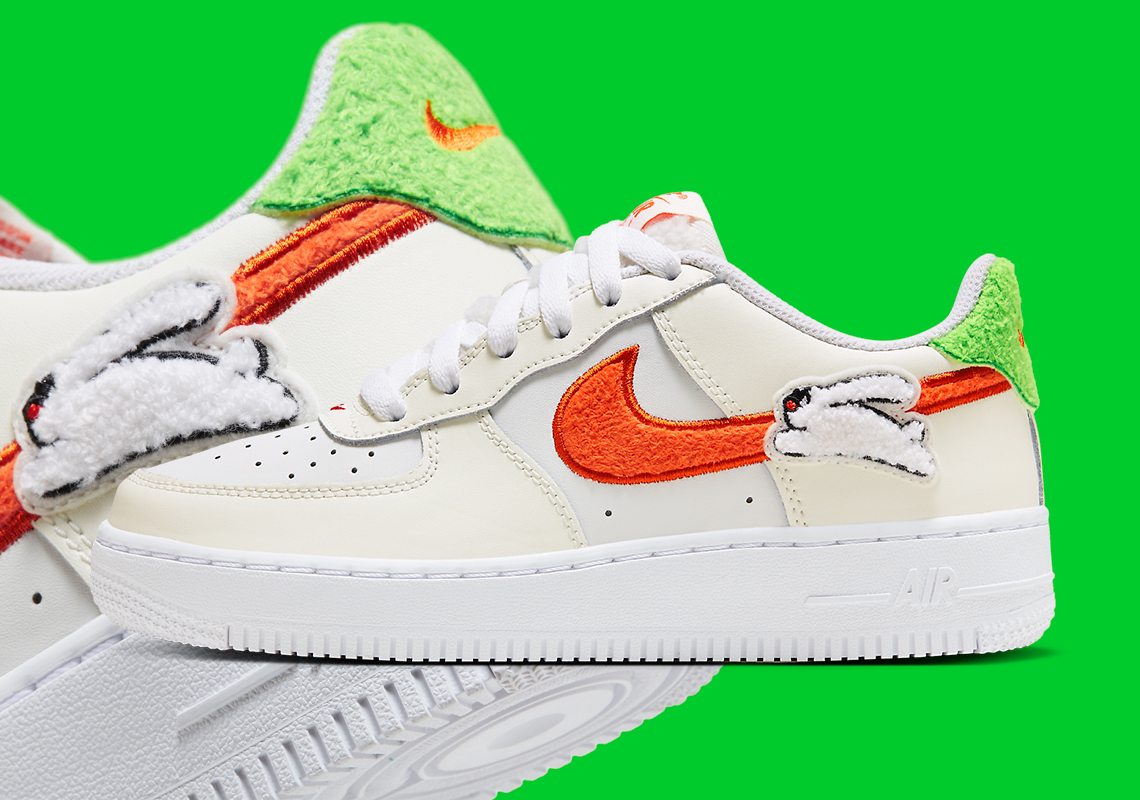 Nature-Themed Illustrations Emerge On This Kids Nike Air Force 1 Low